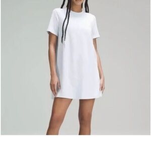 Lululemon Ribbed SoftStream T-shirt Dress with pockets